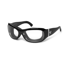 Load image into Gallery viewer, 7eye Briza in Glossy Black Frame and Clear Lens profile view

