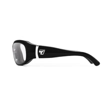 Load image into Gallery viewer, 7eye Briza in Glossy Black Frame and Clear Lens side view
