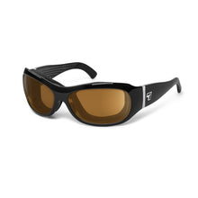 Load image into Gallery viewer, 7eye Briza in Glossy Black Frame and Copper Lens profile view
