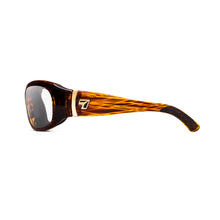 Load image into Gallery viewer, 7eye Briza in Sunset Tortoise Frame and Clear Lens side view
