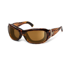 Load image into Gallery viewer, 7eye Briza in Sunset Tortoise Frame and Copper Lens profile view
