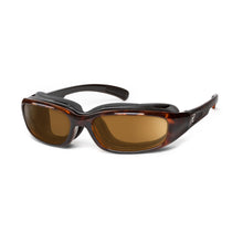 Load image into Gallery viewer, 7eye Churada in Dark Tortoise Frame and Copper Lens profile view