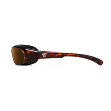 Load image into Gallery viewer, 7eye Churada in Dark Tortoise Frame and Copper Lens side view