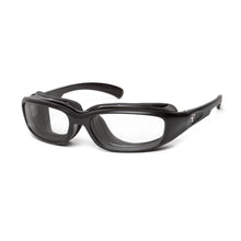 Load image into Gallery viewer, 7eye Churada in Matte Black Frame and Clear Lens profile view

