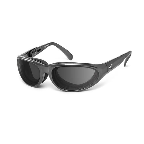 7eye Diablo in Charcoal Frame and Grey Lens profile view
