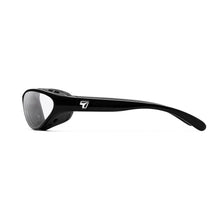 Load image into Gallery viewer, 7eye Viento in Glossy Black Frame and Clear Lens side view
