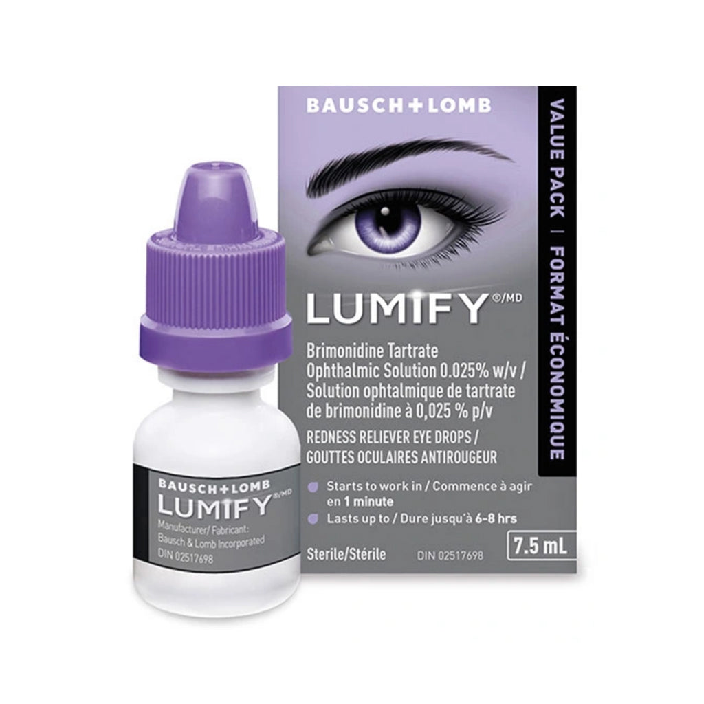 BAUSCH+LOMB LUMIFY 目薬 LUMIFY Eye Drops | Bausch+Lomb | Shop Online in Canada at Sport Specs