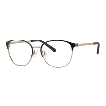Load image into Gallery viewer, Indii Kids Eyewear IN21 frame in Black/Gold quarter view