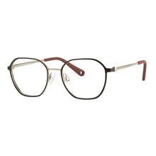 Load image into Gallery viewer, Indii Kids Eyewear IN23 frame in Chocolate/Gunmetal quarter view