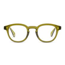 Load image into Gallery viewer, Peepers Readers Asher frame in Green front view