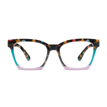 Load image into Gallery viewer, Peepers Readers Birdie frame in Peepfetti Tortoise Colorblock front view