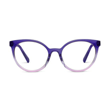 Load image into Gallery viewer, Peepers Readers Dahlia frame in Purple front view
