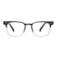 Load image into Gallery viewer, Peepers Readers Strut frame in Black/Clear front view