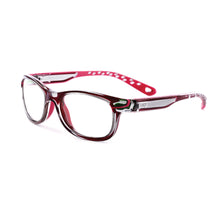 Load image into Gallery viewer, Rec Specs Active Z8-Y20 in Charcoal/Burgundy angled view
