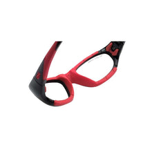 Load image into Gallery viewer, Liberty Sport Rec Specs Impact RS-40 frame in Shiny Black/Red inside view
