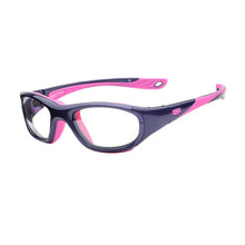 Load image into Gallery viewer, Liberty Sport Rec Specs Impact RS-40 frame in Shiny Purple/Pink angled view
