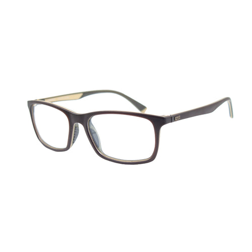 Rec Specs X8 400 frame in Shiny Black Translucent Grey Angled view