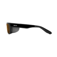 Load image into Gallery viewer, Ziena Kai in Glossy Black Frame with Black Eyecup and Copper Lens side view
