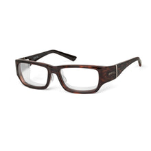 Load image into Gallery viewer, Ziena Seacrest in Tortoise Frame with Frost Eyecup and Clear Lens profile view