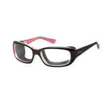Load image into Gallery viewer, Ziena Verona in Rose Frame with Black Eyecup and Clear Lens profile view
