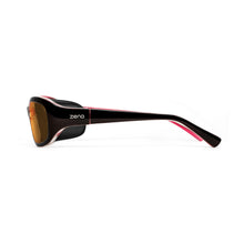 Load image into Gallery viewer, Ziena Verona in Rose Frame with Black Eyecup and Copper Lens side view
