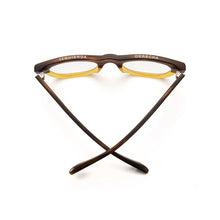 Load image into Gallery viewer, Caddis D28 Reading Glasses in Bullet Coffee top view
