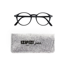 Load image into Gallery viewer, IZIPIZI Junior Screen Reading Glasses #D with Grey Felt Carrying Case