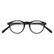 Load image into Gallery viewer, Izipizi Reading Glasses Style A in Black Front View