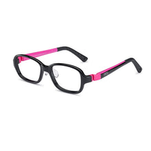 Load image into Gallery viewer, Nano Replay Custom Fit with QIAO Adjustable Bridge Black/Magenta angled view
