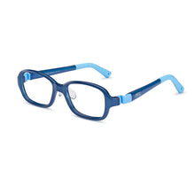 Load image into Gallery viewer, Nano Replay Custom Fit with QIAO Adjustable Bridge Crystal Blue angled view
