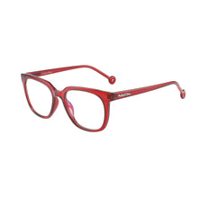 Load image into Gallery viewer, Parafina Tigris Reading Glasses in Volcano Red angled view
