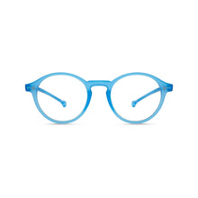 Load image into Gallery viewer, Parafina Volga Reading Glasses in Blue front view