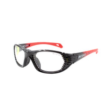 Load image into Gallery viewer, Rec Specs Maxx Air in Shiny Black Speckled Red angled view
