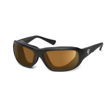Load image into Gallery viewer, 7eye Aspen in Matte Black Frame and Polarized Copper Lens profile view
