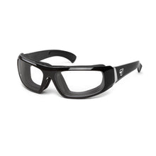 Load image into Gallery viewer, 7eye Bali in Glossy Black Frame and Clear Lens profile view
