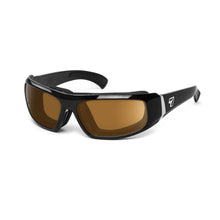 Load image into Gallery viewer, 7eye Bali in Glossy Black Frame and Copper Lens profile view
