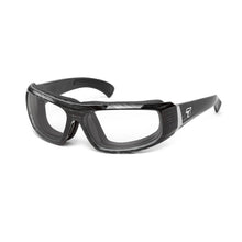 Load image into Gallery viewer, 7eye Bali in Grey Tortoise Frame and Clear Lens profile view
