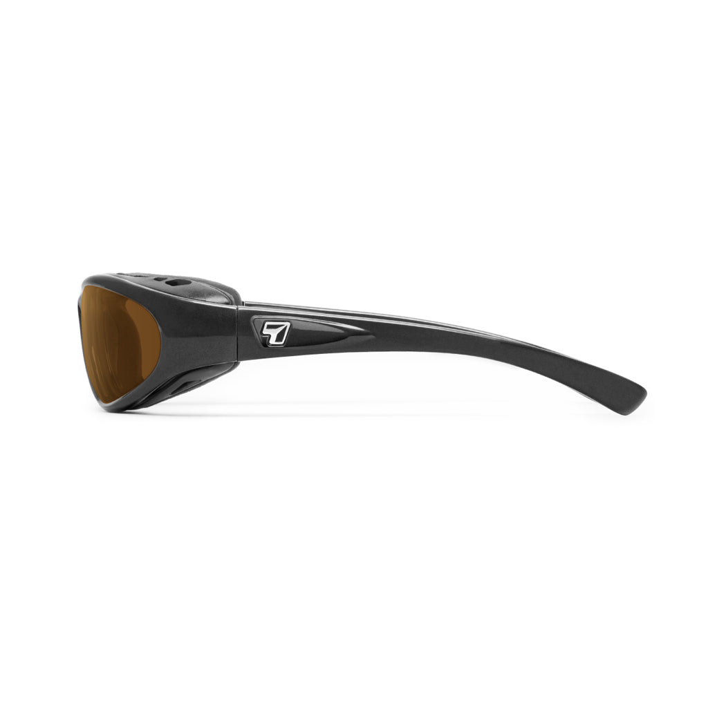 7eye Bora in Charcoal Frame and Copper Lens side view