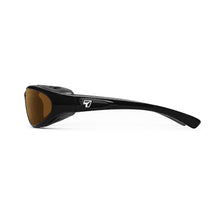 Load image into Gallery viewer, 7eye Bora in Glossy Black Frame and Copper Lens side view
