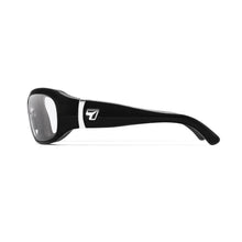 Load image into Gallery viewer, 7eye Briza in Glossy Black Frame and Clear Lens side view
