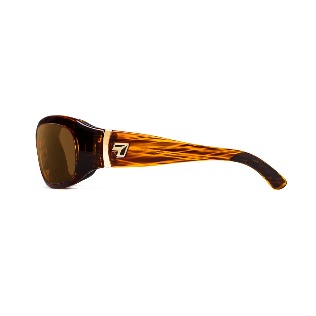 7eye Briza in Sunset Tortoise Frame and Copper Lens side view