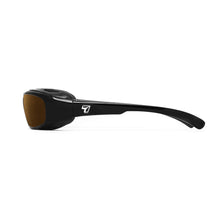 Load image into Gallery viewer, 7eye Churada in Glossy Black Frame and Copper Lens side view
