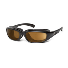 Load image into Gallery viewer, 7eye Churada in Matte Black Frame and Copper Lens profile view
