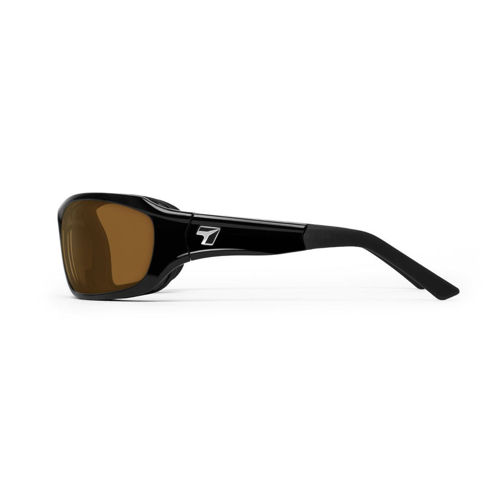 7eye Derby in Glossy Black Frame and Copper Lens side view