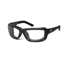 Load image into Gallery viewer, 7eye Notus in Glossy Black Frame and Clear Lens profile view
