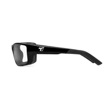Load image into Gallery viewer, 7eye Notus in Glossy Black Frame and Clear Lens side view
