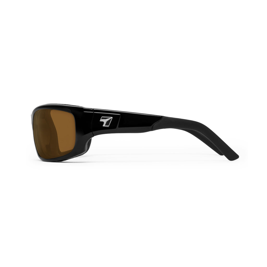 7eye Panhead in Glossy Black Frame and Copper Lens side view