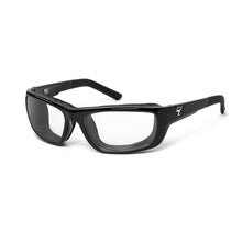 Load image into Gallery viewer, 7eye Ventus in Glossy Black Frame and Clear Lens profile view
