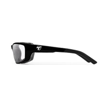 Load image into Gallery viewer, 7eye Ventus in Glossy Black Frame and Clear Lens side view
