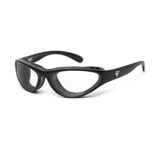 Load image into Gallery viewer, 7eye Viento in Matte Black Frame and Clear Lens profile view
